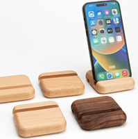 Supports de téléphone portable en bois massif naturel, accessoire de bureau, support de téléphone de bureau en bois pour mobilier de bureau