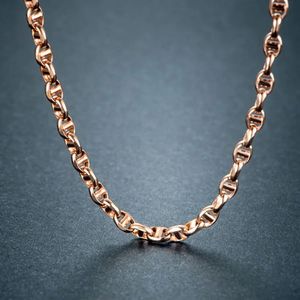 Xinfly Au750 Cadena de Oro Puro de 18k Tipo Nariz de Cerdo, Joyería Empeñable, Collar de Oro Real de 18k para Hombres y Mujeres - Product Image 5