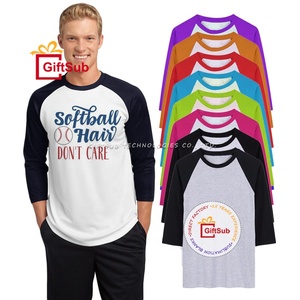 Summer Sublimation Blank <strong>Crop</strong> <strong>Top</strong> Tee Contrast Raglan Sleeve Sexy Slim Fit T Shirts Cute Girls Cropped T-Shirts for Teen Girls - Product Image 5