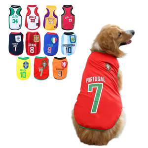 <span class=keywords><strong>Maillot</strong></span> de sport respirant en maille pour animaux de compagnie, gilet de basket-ball pour chien, chemise athlétique confortable pour chiots de petite, moyenne et grande taille - Product Image 1