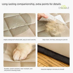 वाटरप्रूफ पर्यावरण के अनुकूल टिकाऊ कुत्ते चटाई सभी गैर-पर्ची पालतू बिस्तर कार सीट मैट मूत्र प्रमाण पंडिंग पोर्टेबल वाशबल कुत्ते मैट क्र। - Product Image 4