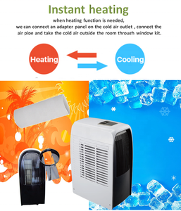 Nuevo Aire Acondicionado Portátil Mini de 9000 BTU, Sistema Split Móvil Inteligente con Control Remoto para Uso en Hoteles y Exteriores - Product Image 4