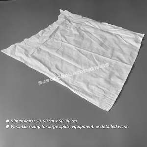 Trapos de Limpieza Industriales de Algodón Blanco Reciclado, Cortados en Tiras, para Limpieza - Product Image 3