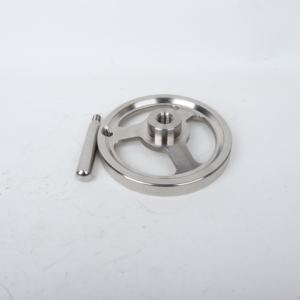 Verarbeitung und Anpassung von Präzisionsgussteilen Hochtemperaturbeständiges Edelstahl-Handrad mit Komfortgriffen - Product Image 6