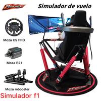 Equipo de Juegos de Realidad Virtual VR, Simulador de Vuelo, Cabina de Piloto, Máquina de Juegos de Realidad Virtual para Interiores y Exteriores, Simulador de Vuelo de Metal para el Hogar