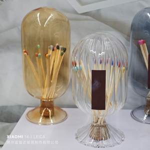 بيع بالجملة حجم مخصص في برطمان زجاجي لموقد الشموع والعصي المطابقة Cloche - Product Image 1