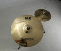 Musical Instrument ALK Series Brass Alloy Cymbals 14" Hihat Cymbal Performance Percussion