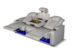 مجموعة أثاث كهربائي حديث بمقعد واحد جلد طبيعي للترفيه مانيكير مسرح فندق غرفة نوم غرفة المعيشة استخدام - Product Image 4