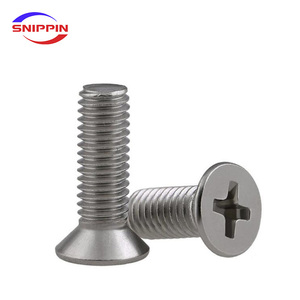 M2.5 M3 M4 <strong>M5</strong> M6 M8 A4-70 316 Stainless Steel DIN965 Phillips Cross Recessed Countersunk CSK Flat Head Screw Machine <strong>Bolt</strong> - Product Image 2