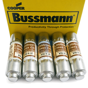 ฟิวส์ลิงค์ Eaton Bussmann <span class=keywords><strong>KTK</strong></span> R ซีรีส์ 25 แอมป์ 600 โวลต์ - Product Image 1