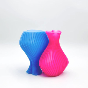 OEM 3D Printed Red Blue Heart Vase Factory Customized <b>Fabrication</b> <b>Services</b> for Home Decor for Art & Fashion Gift Atmosphere - Product Image 3