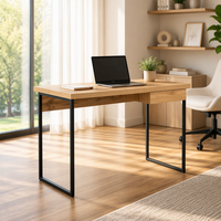 Bureau d'ordinateur en bois massif de style simple à prix bas pour chambre et bureau – Modèle européen