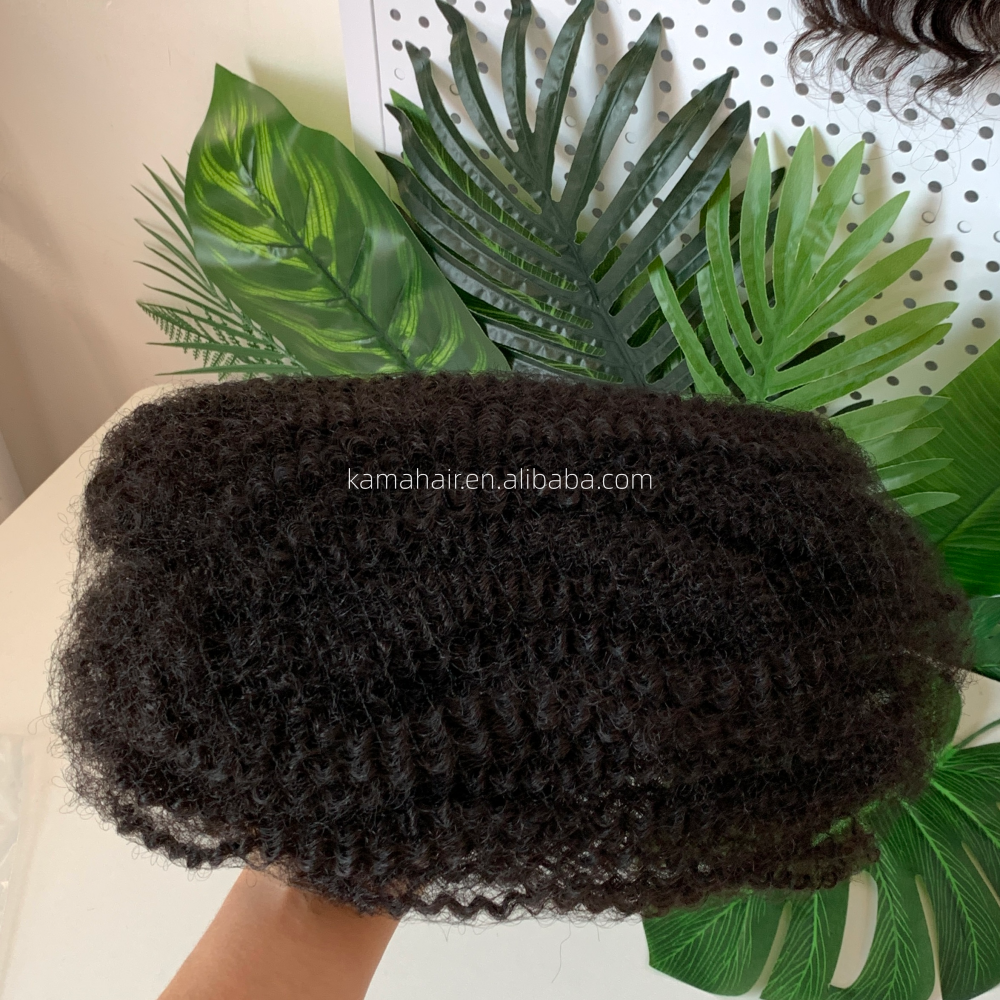 KAMA 100% Remy Human Hair Cambodian Afro Kinky 4C Texture Full Ends Crochet Extensions Bulk for Braiding and Twists Detail Section 4