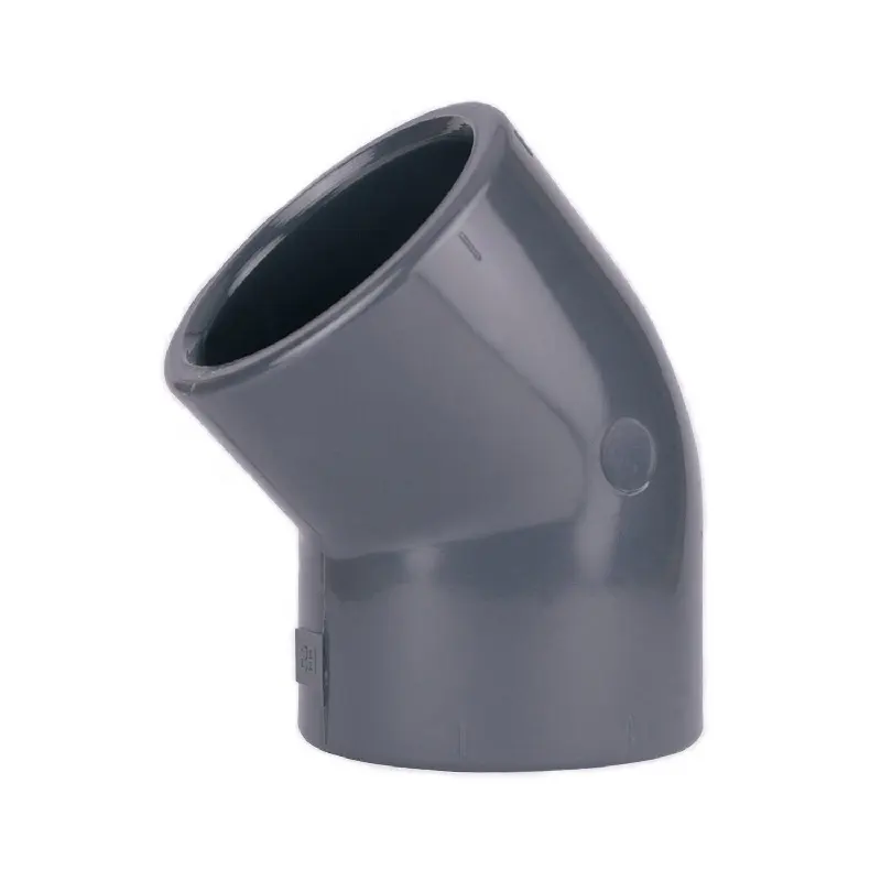 Hot Selling Upvc 45 Elbow 100Mm Pvc Pipe Fitting With High Quality