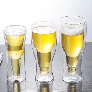 Mug <span class=keywords><strong>à</strong></span> <span class=keywords><strong>bière</strong></span> isotherme <span class=keywords><strong>à</strong></span> <span class=keywords><strong>double</strong></span> <span class=keywords><strong>paroi</strong></span> de 300 ml, compatible lave-vaisselle, design moderne artisanal, style bouteille inversée, <span class=keywords><strong>verre</strong></span> congelable - Product Image 5
