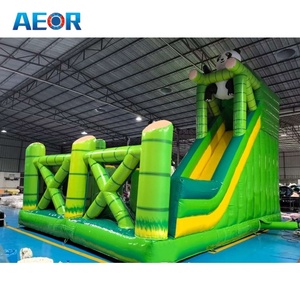 Castillo Inflable Panda Combo <span class=keywords><strong>de</strong></span> Aeor, <span class=keywords><strong>Precio</strong></span> <span class=keywords><strong>de</strong></span> Fábrica, <span class=keywords><strong>Alquiler</strong></span>, Castillo Hinchable, Castillo <span class=keywords><strong>de</strong></span> Brincos, Garantía <span class=keywords><strong>de</strong></span> 3 Años, Capacidad para Más <span class=keywords><strong>de</strong></span> 10 Pasajeros - Product Image 4