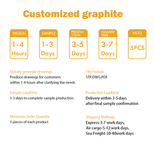 Nhà máy tùy chỉnh mẫu miễn phí Phi Hành Đoàn cao tinh khiết cường độ cao <span class=keywords><strong>Graphite</strong></span> Rod - Product Image 6
