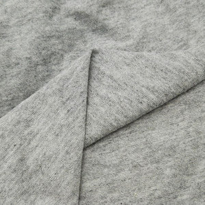 Tissu jersey élastique gris chiné modal 40S, matière tricotée en rayonne et élasthanne pour t-shirts à manches courtes et hauts basiques - Product Image 4