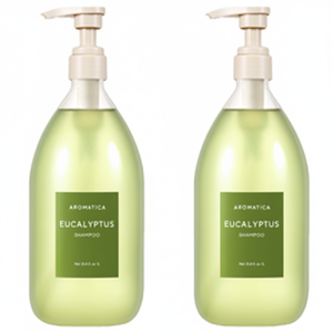 Aromatica Life Shampoo all'Eucalipto 1L, Confezione da 2 Scontata, Categoria Prodotti 15 Amino - Product Image 1