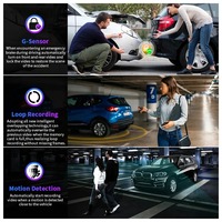 Android Universal Car DVR X5 HD 1080P 170° °   Lensa Sudut Lebar ADAS Dashcam Aksesoris Mobil Perekam Video Rekaman Depan dan Belakang
