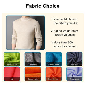 Pull à col montant mi-haut pour homme, de haute qualité, personnalisé, décontracté, anti-froissement, anti-boulochage, respirant, numérique - Product Image 2