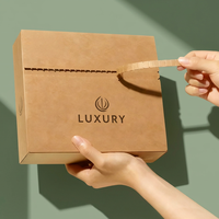 Emballage logistique en carton ondulé, boîtes d'emballage en papier kraft auto-adhésives pour expédition et livraison, emballage avec bande détachable