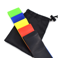 AOLEI - Juego de 5 Bandas Elásticas de TPE para Ejercicio en Casa, Yoga, Fitness, Entrenamiento, Equipo de Ejercicio, Bandas de Resistencia para Actividades al Aire Libre