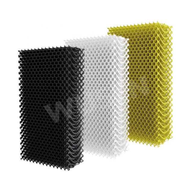 Hot Sale  Honeycomb Cellulose Cooling Pad PP Material 150mm/100mm Thickness Aluminum Alloy Frame Direct for Animal Farm
