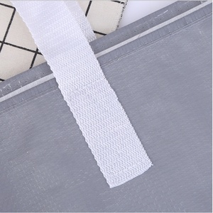 Tùy Chỉnh <span class=keywords><strong>In</strong></span> Logo Thân Thiện Với Môi Tái Sử Dụng Tote Lớn Thêm Lớn Nhiều Lớp PP Dệt Mua Sắm Túi Dây Kéo Khuyến Mại Thêm Thư - Product Image 2