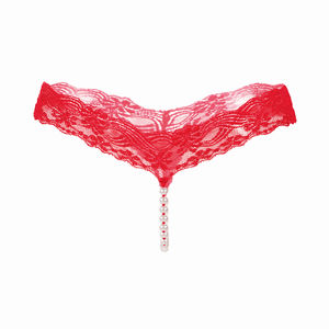 Sexy Perizoma in Pizzo con Perle per Donne, Mutandine a Vita Bassa, Slip Senza Cuciture, Bikini, Lingerie Sexy - Product Image 4
