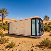 Capsule spatiale habitable standard, fabriquée sur mesure, entièrement meublée, 1 chambre, préfabriquée et isolée