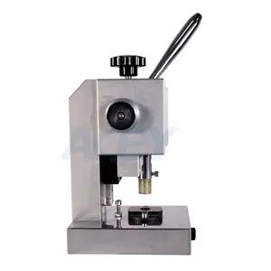 Compact Precision Lithium Ion Battery Electrode Disc Cutter Coin Press Small Cell Punching Machine