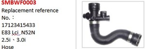 ท่อหม้อน้ำ SMBWF0003สำหรับ BMW E83 lci 2.5I N52N 3.0I รุ่นอะไหล่รถยนต์สำหรับระบบระบายความร้อนด้วยน้ำ17123415433 - Product Image 6