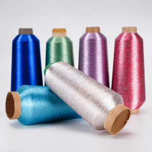 Bán Buôn Chỉ Máy Thêu Sợi Lurex Sợi Kim Loại Sợi Màu Vàng Bạc Sợi Kim Loại - Product Image 1