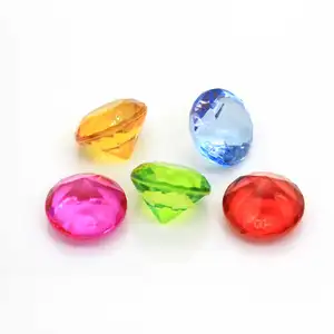 Mix Color Faux Acrylic Diamond Crystal Treasure Gems for Table Scatters,Vase Fillers,Event,Wedding, Party Confitte Decoration