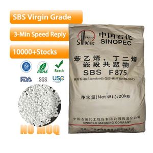 SBS F675 a Buen Precio, Caucho Termoplástico, Estireno Butadieno, Copolímeros Estirenicos en Bloque para Material de Calzado, Gránulos de SBS - Product Image 1