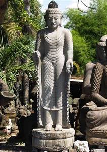 Statue de <span class=keywords><strong>bouddha</strong></span> en marbre blanc, accessoire d'extérieur, grande taille, chair, éclat joyaux, aireya, chair - Product Image 3