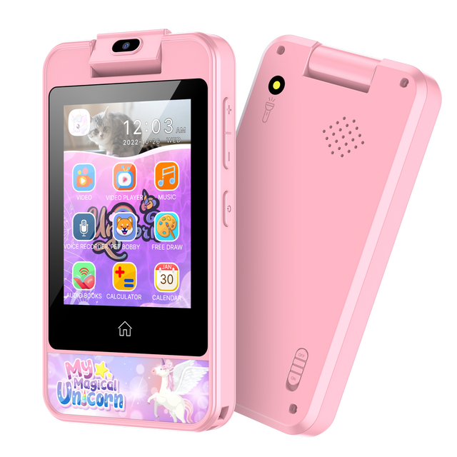 Kids Smart Phone XA33 Touch Screen Game Mobile 180 Rotatable Camera for Children OEM Factory Wholesale Custom Logo