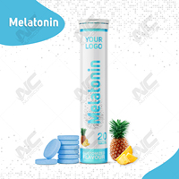 Comprimés effervescents aromatisés de haute qualité à base de Calcium, Magnésium, Zinc et d'extrait de Gokhru pour adultes, sous marque privée, pour améliorer le sommeil