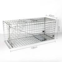 Cage métallique pliable en mailles, abri pour chat, Rat, lapin, renard, écureuil, piège à animaux