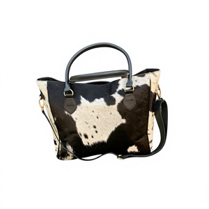 Sac fourre-tout pour femme en cuir de vachette fait main, style western avec poils, sac à bandoulière compact, personnalisable avec logo OEM – Vente chaude - Product Image 3
