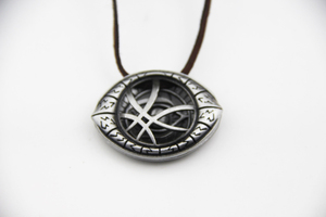 Collier Pendentif Vintage Charme Oeil de Agamotto <span class=keywords><strong>Doctor</strong></span> Strange en Alliage de Zinc avec Chaîne Corde, Design Géométrique, pour Hommes et Femmes - Product Image 4