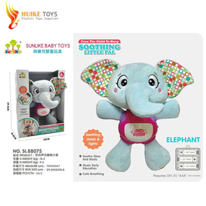 Jouets en peluche en vinyle musical pour le sommeil amusant 2025, Roly Poly, bébé, dessin animé, animal en peluche, lampe apaisante, poupée à monter - Product Image 4