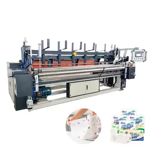 Fuyuan maxi roll kitchen towel cutting machine with core kitchen towel toilet tissue paper making