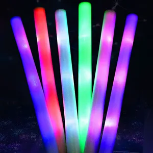 Nieuwe Groothandel Lichtgevende Spons Stok Concert Juichen Spons Glow Stick Kleurrijke Led Glow Schuim Stok