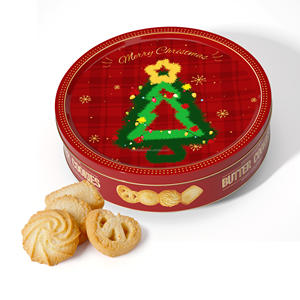 Biscuits au beurre sucré Vacances <span class=keywords><strong>Sablés</strong></span> Cadeau de Noël Biscuits au beurre en étain - Product Image 2