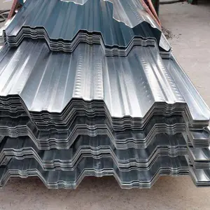 Supplier Wholesale Zic 30-150g Galvanized Corrugated Steel Roofing Sheet Zinc Coated Roof Plate For Building Metal