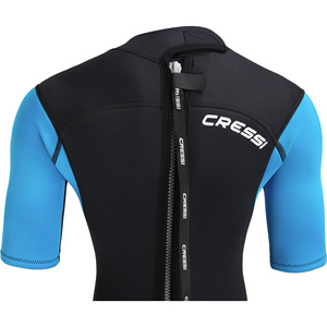 Muta Corta CRESSI MED X da Donna 2.5mm in Nero/Azzurro/Grigio con Stampa Personalizzata Tessuto Neoprene 7mm Taglia XS/1 - Product Image 5