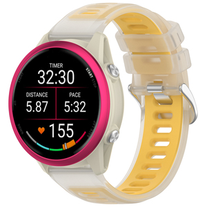 Universal <span class=keywords><strong>20mm</strong></span> 22mm <span class=keywords><strong>SmartWatch</strong></span> Sport silicona transparente bandas para Garmin Forerunner 570 970 <span class=keywords><strong>correa</strong></span> de reloj pulsera <span class=keywords><strong>Correa</strong></span> - Product Image 3