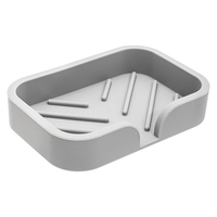 Boîte à savon en silicone murale, porte-savon de douche murale, plateau à savon pour salle de bain et toilettes, porte-savon